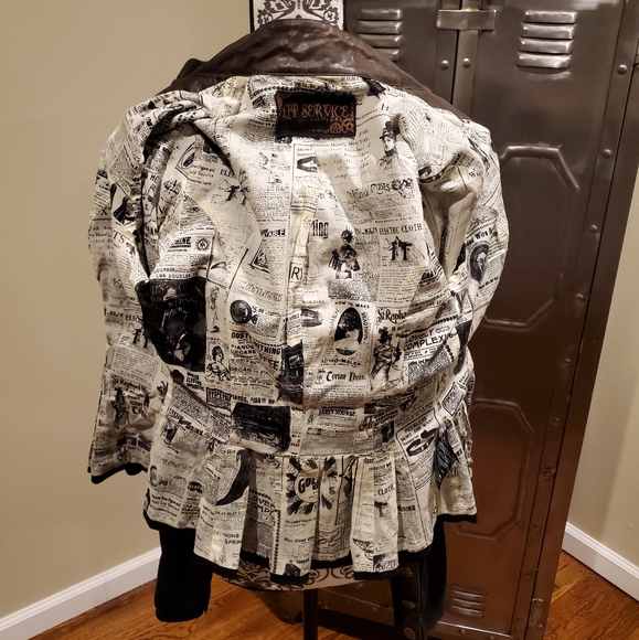 SOLD Lip Service Step in Time Steampunk Jacket - Picture 3 of 5